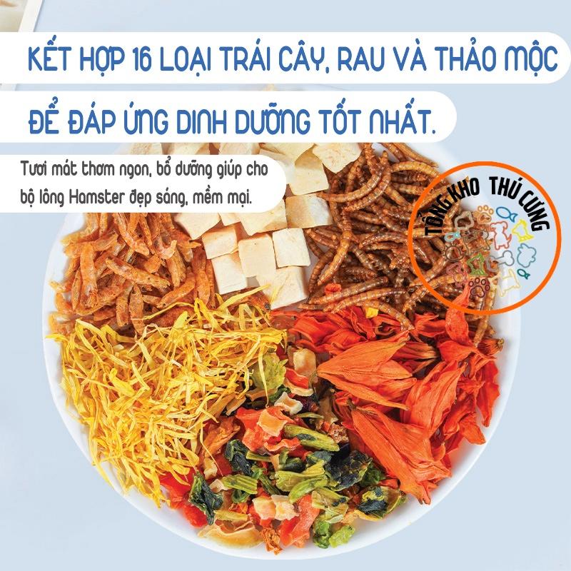 Thức ăn cho Hamster thú nhỏ giàu protein dành cho mọi lứa tuổi Jonsanty gói 570gr 2LB