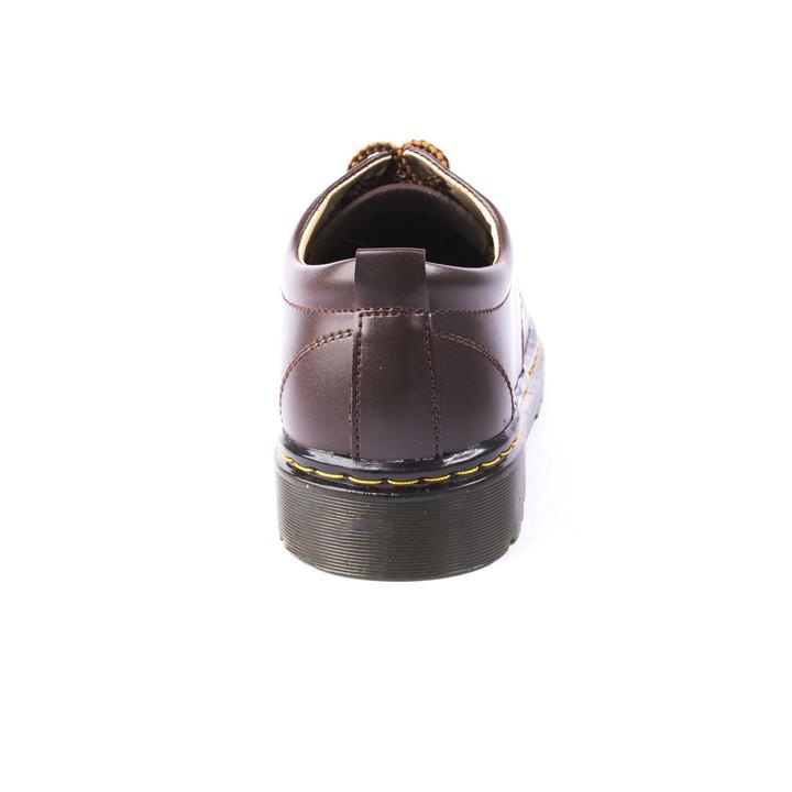 Giày Boot Nam Cổ Ngắn Màu Nâu Da Trơn Cực Đẹp Và Phong Cách Để Khâu Chắc Chắn - M353-NAU