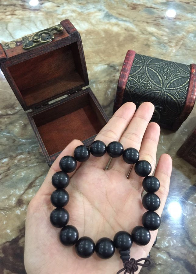 Vòng Gỗ Mun sừng