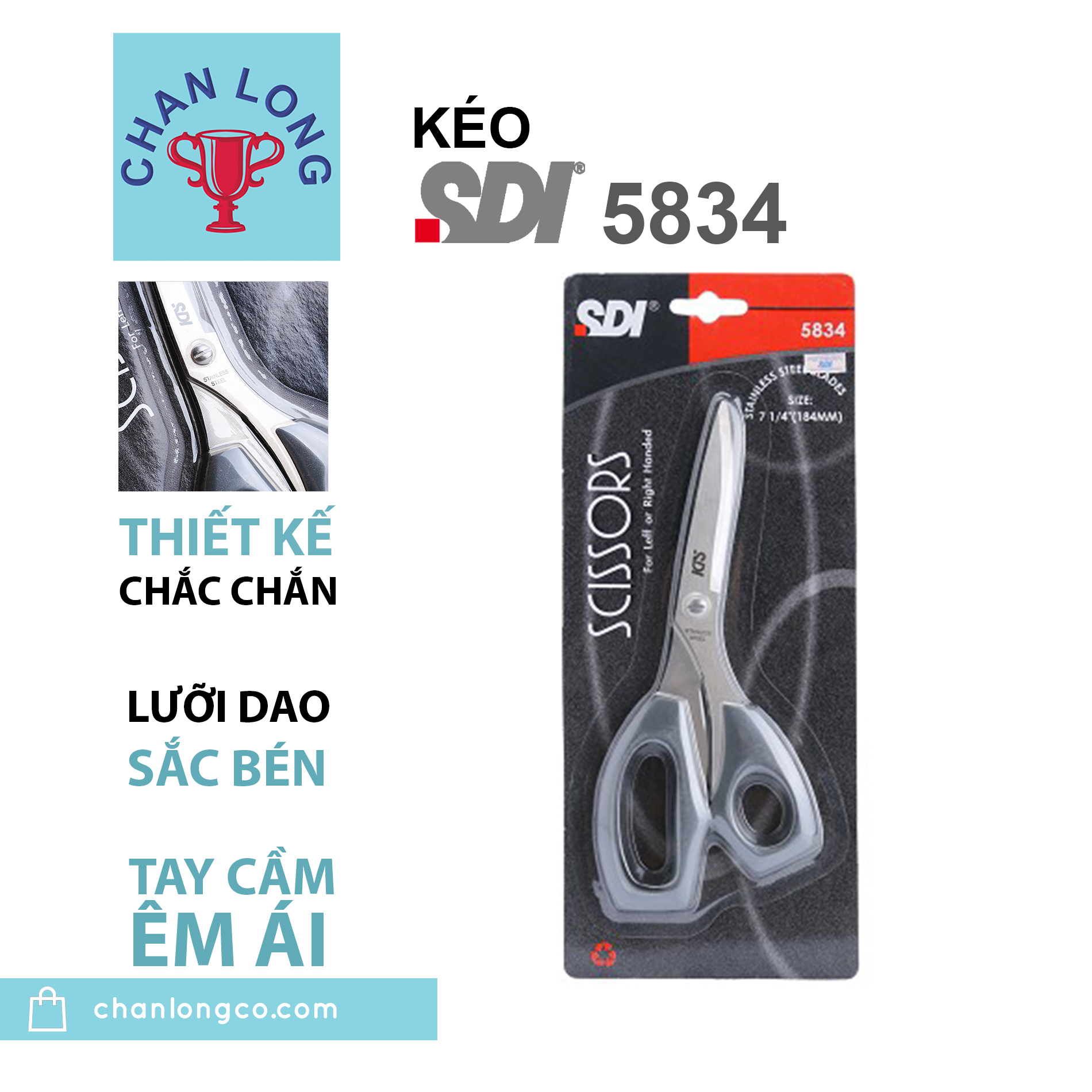 Kéo văn phòng cao cấp SDI 5834