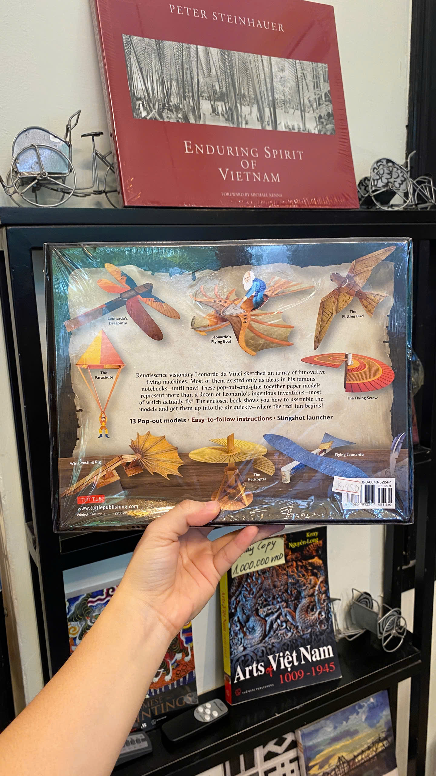 Sách - Leonardo da Vinci's Flying Machines: Paper Airplanes Based on the Great Master's Sketches