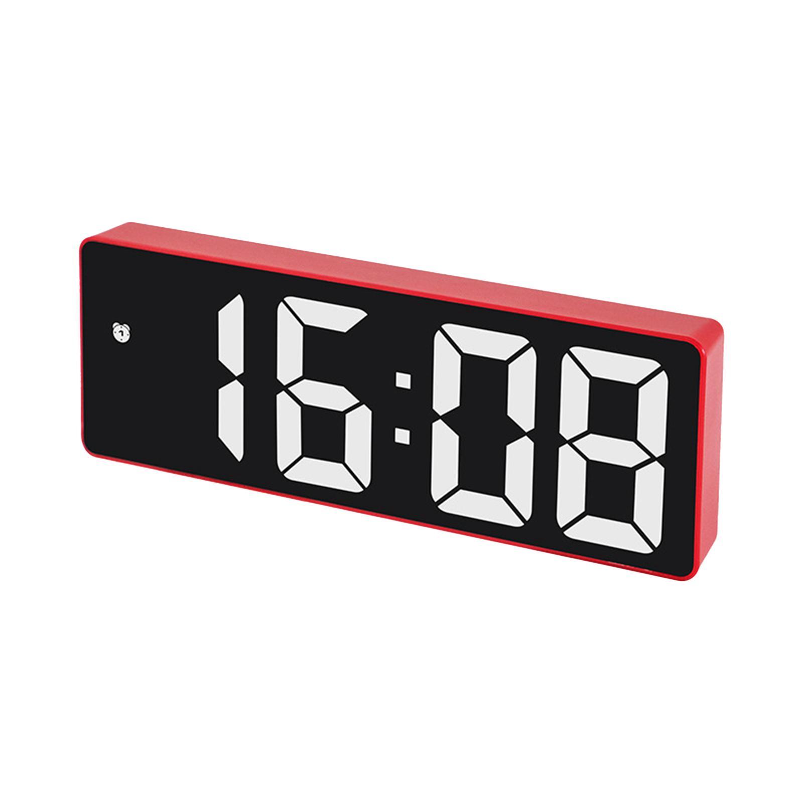 Digital   3inch Large Display 12/24H  Bedside Red