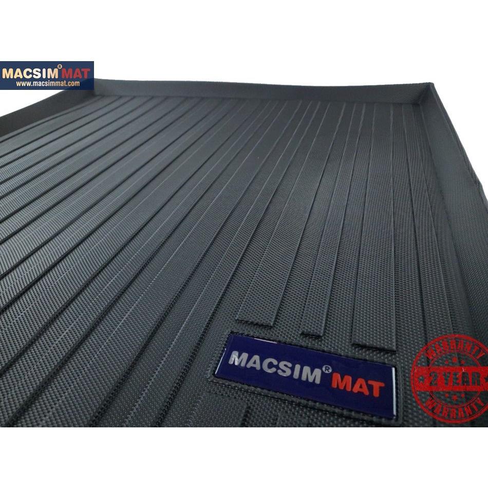 Thảm lót cốp xe ô tô Audi A5 2012-2017 nhãn hiệu Macsim chất liệu TPV cao cấp màu đen (191)