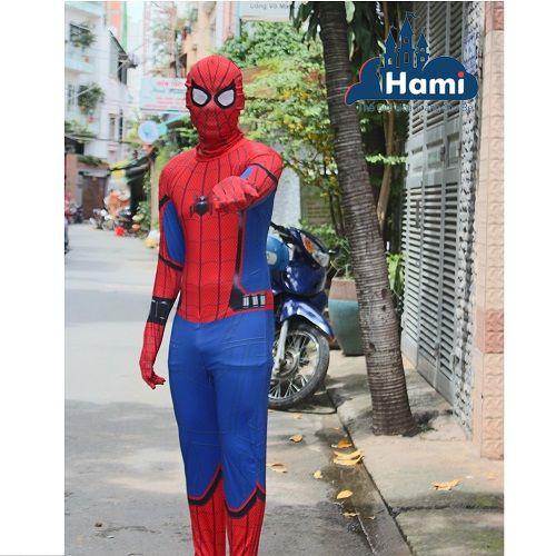 NGƯỜI LỚN - TRẺ EM Hóa Trang Người Nhện Về Nhà Kèm Mũ Trùm