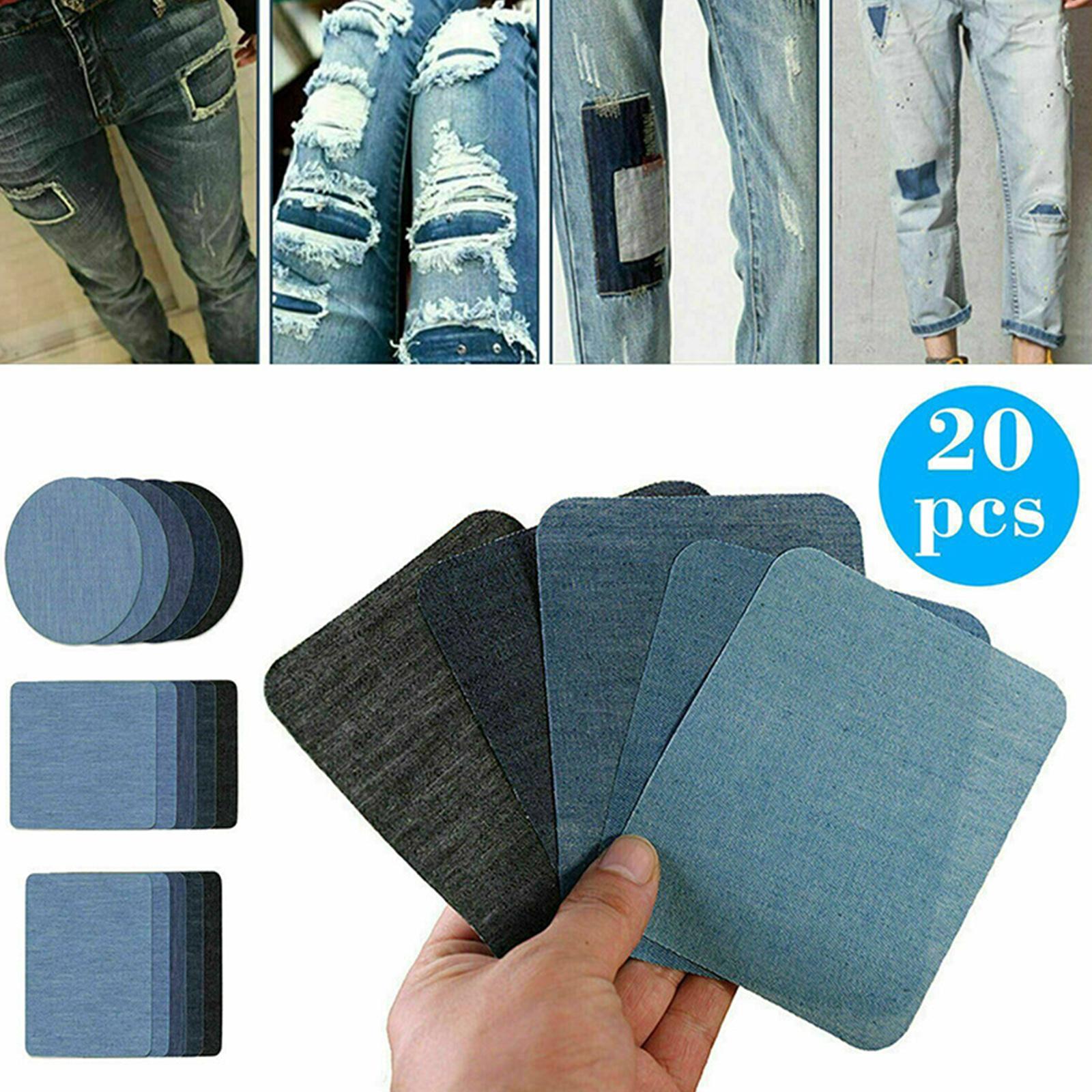 20 Miếng dán quần jean bằng vải denim