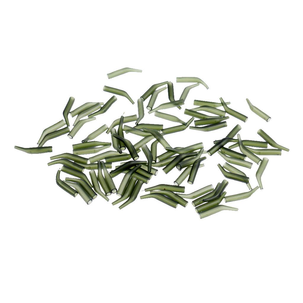 100pcs Line Aligner / Hook Sleeves Carp Fishing Tackle Rig - Small Size