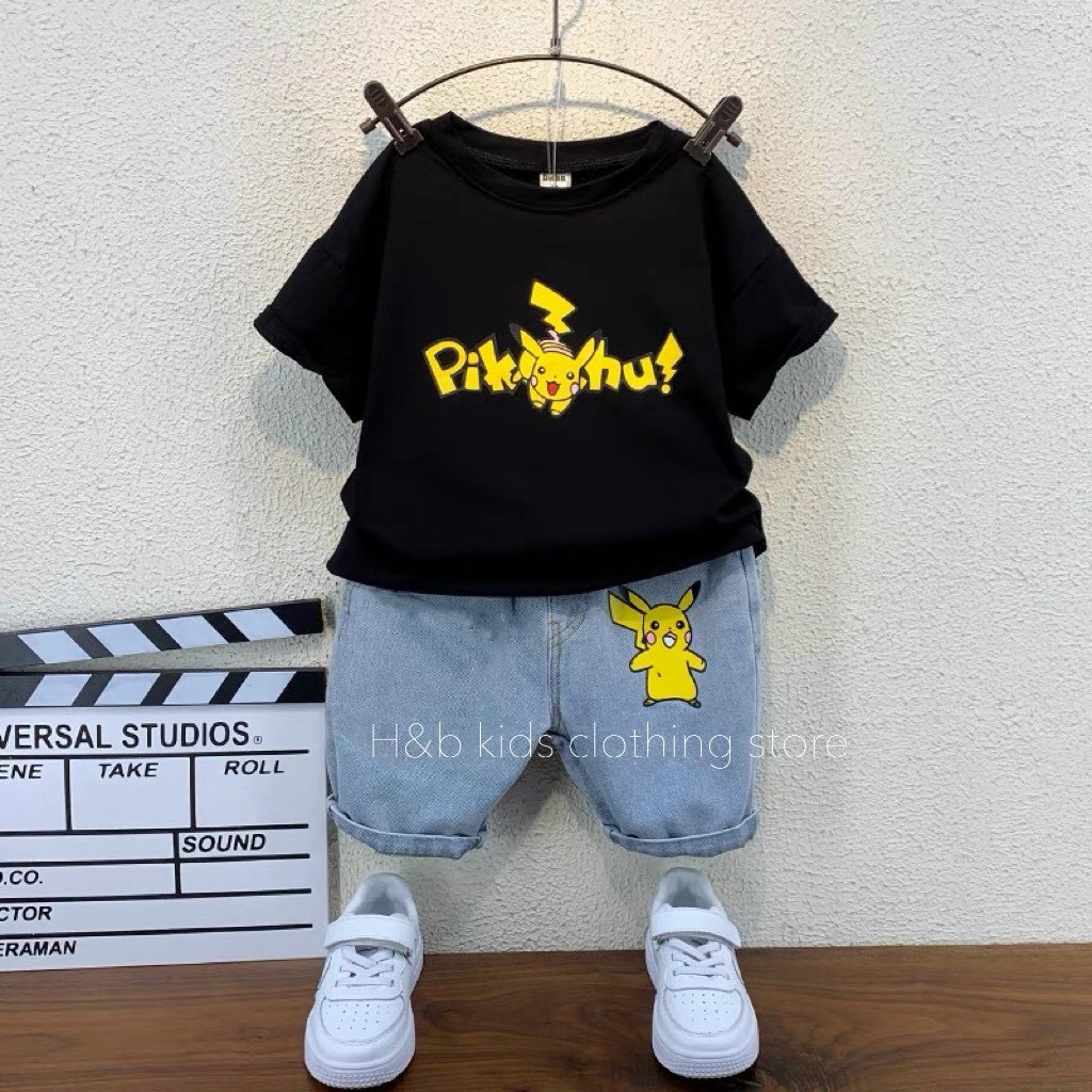 SÉT ÁO PIKACHU CHO BÉ