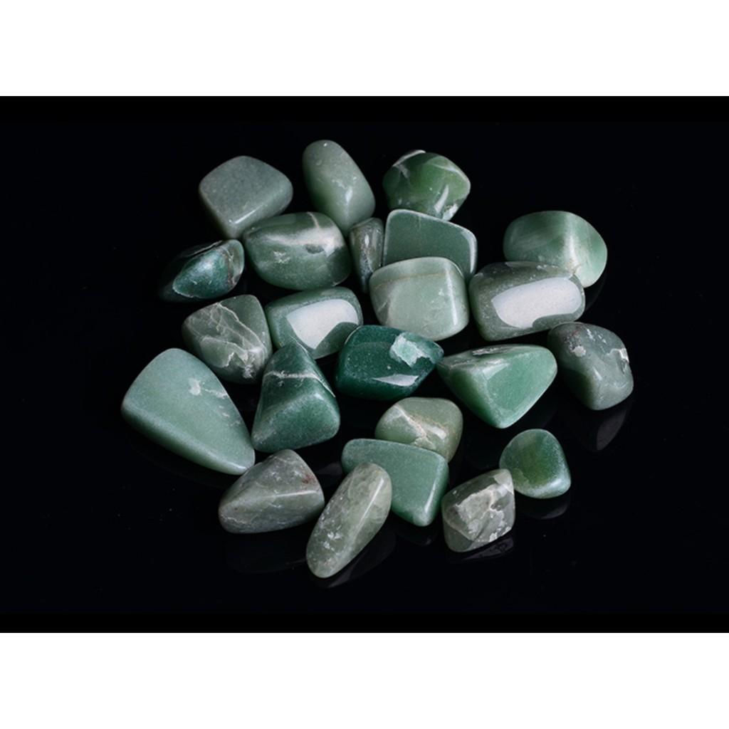 Đá thanh tẩy chơi bài tarot màu xanh lá