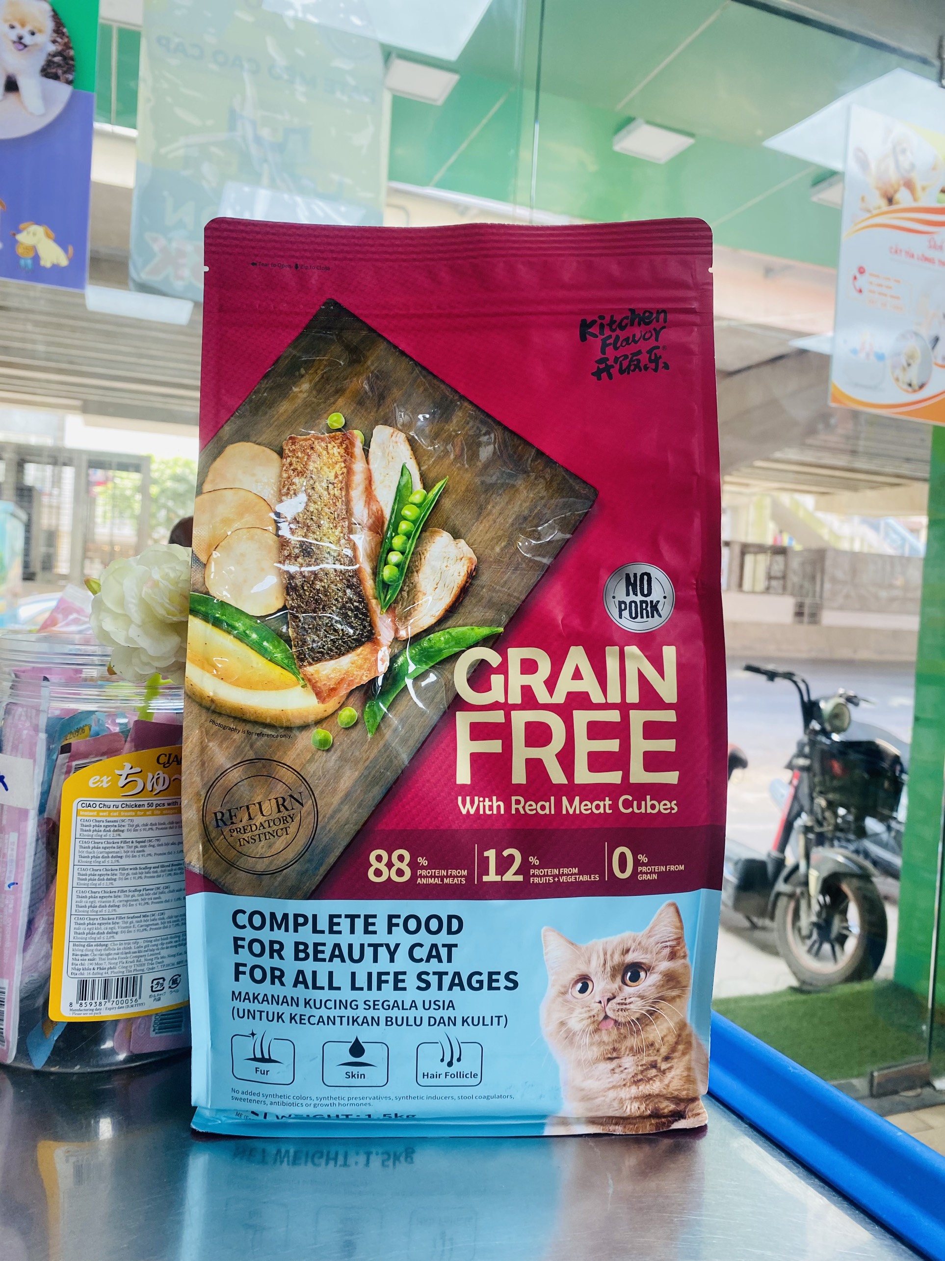 hạt khô Grain Free cho mèo