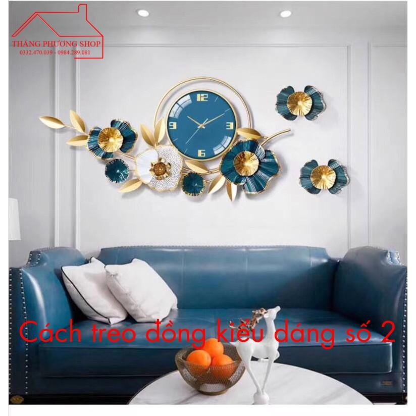 Đồng Hồ Treo Tường Cành Hoa TP-077G