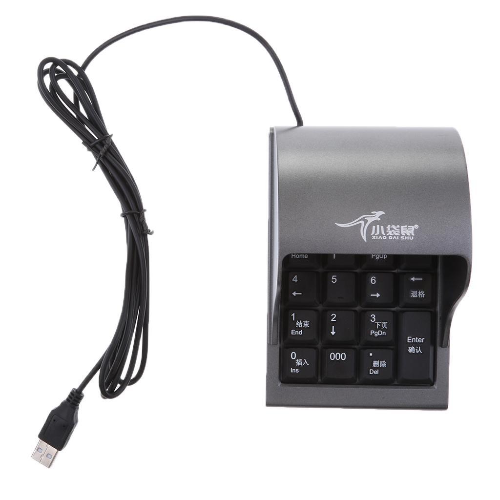 USB 19keys Numeric Number Pad Keypad Accounting Keyboard for Laptop