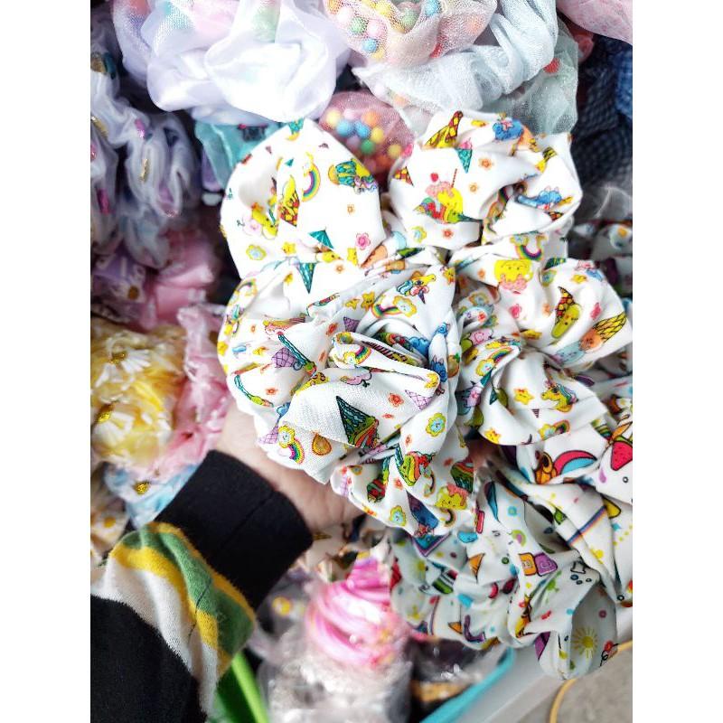 set 10 dây scrunchies mới