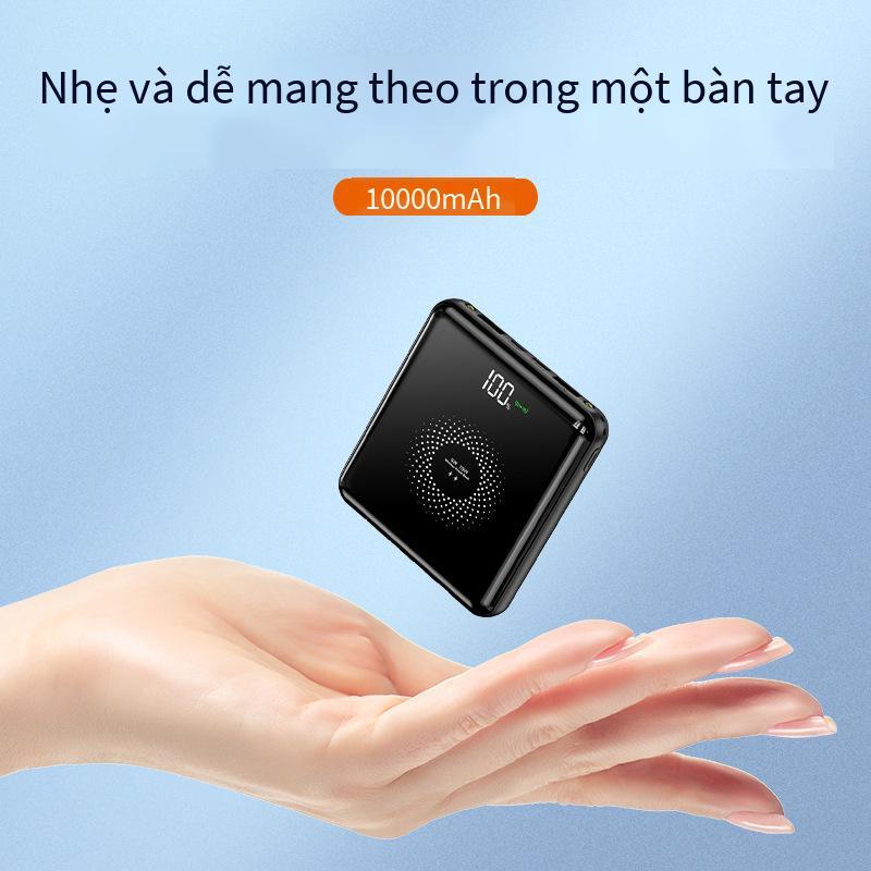 Ưu đãi đặc biệt sạc không dây báu vật tặng kèm 1 dòng sạc nhanh dung lượng lớn 20000 mAh siêu mỏng mini cầm tay tùy chỉnh
