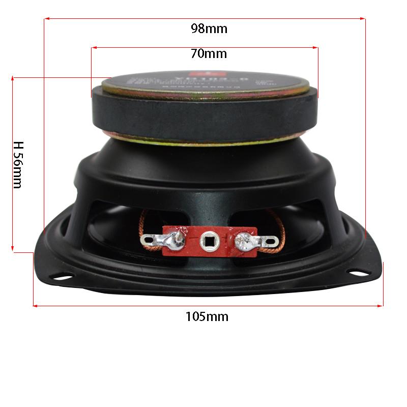 Loa trầm 50w 8ohm Loa trầm 4 inch Loa âm thanh toàn dải cho loa khuếch đại máy tính Đơn vị 1 CÁI Màu sắc: 1 CÁI