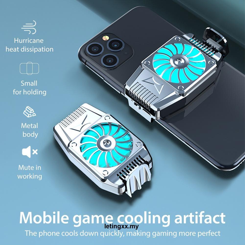 Quạt Tản Nhiệt Usb Có Giá Đỡ Cho Iphone 12 Samsung S21 S20 Plus Xiaomi Huawei