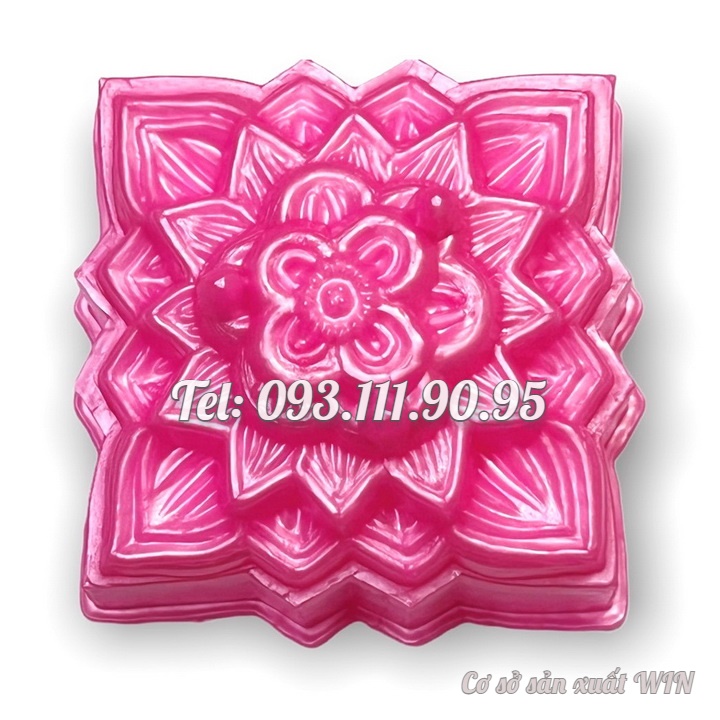 Khuôn rau câu trung thu hoa mai tứ quý - Loại 10 cm – Mã số 1871