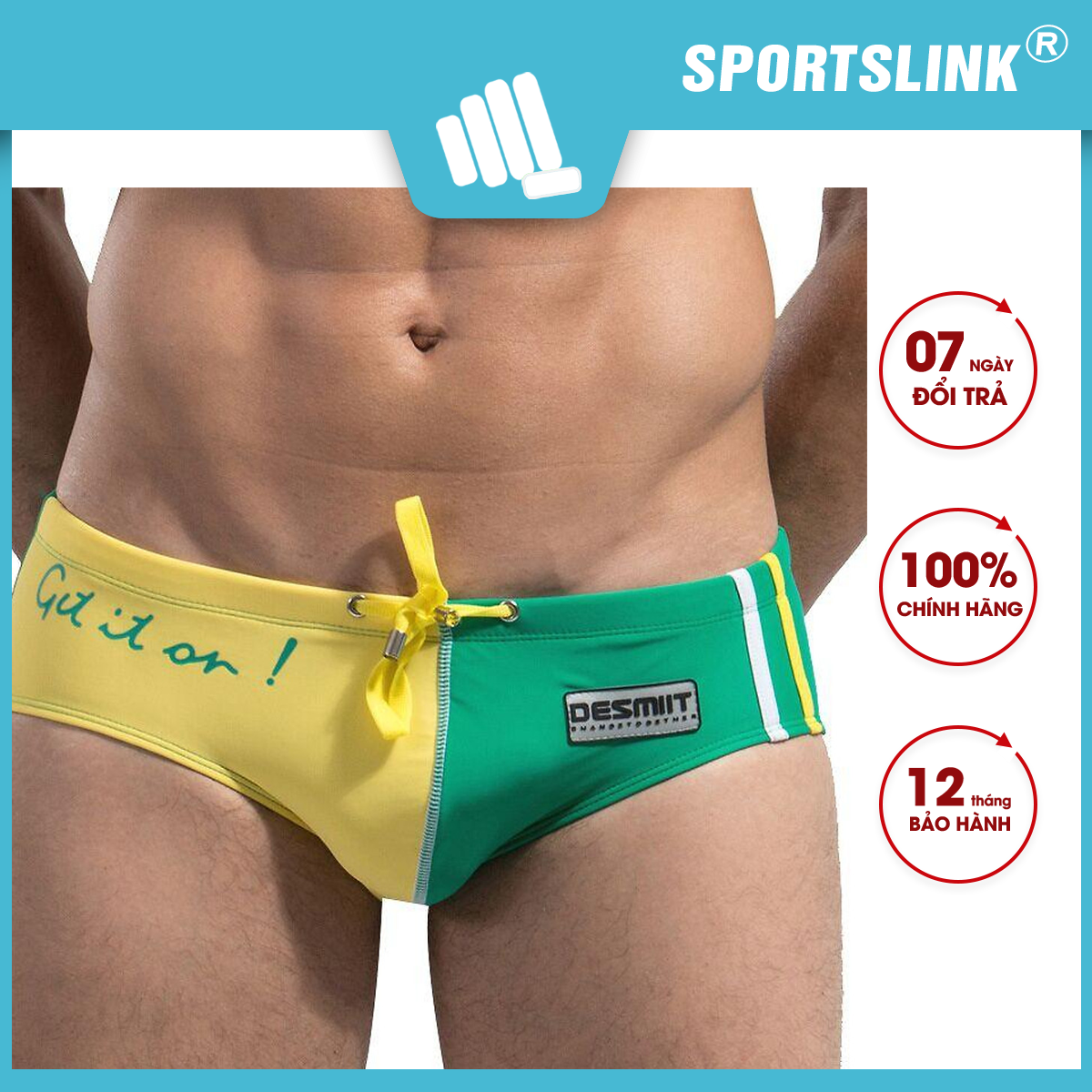 Quần bơi nam tam giác Sportslink Desmiit DMS01