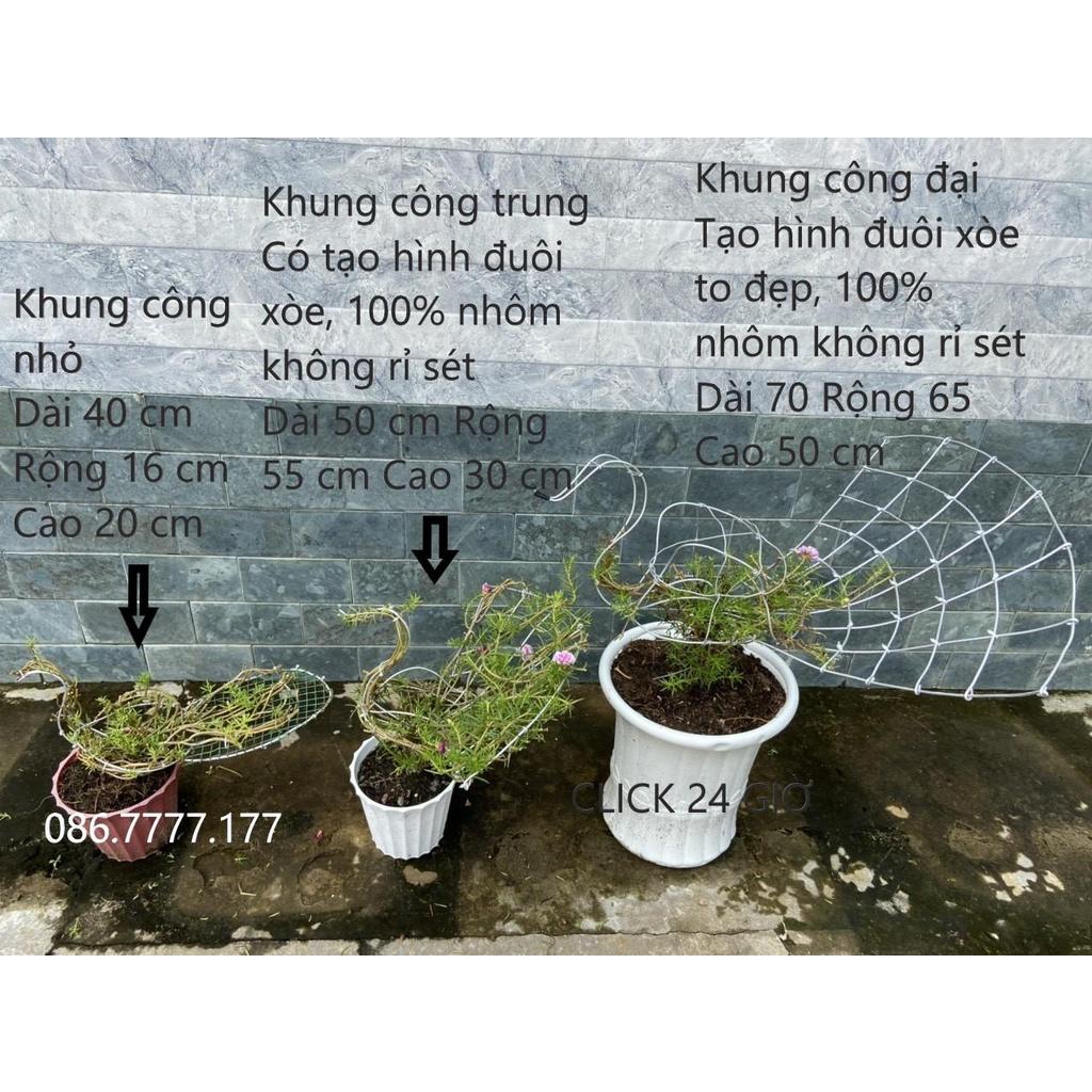 Khung Giá Đỡ Tạo Hình BonSai Hoa Mười Giờ , Cây Cảnh Khung Đỡ Không Rỉ Sét Tạo Dáng Cây Cảnh Bon Sai