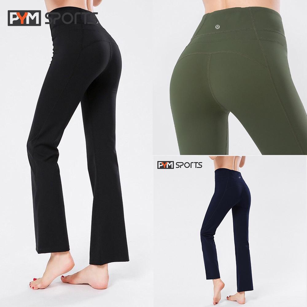 Quần Tập Yoga, Gym dáng Vẩy, ống loe lulu - PYMSPORT - PYMY022 cạp cao, nâng mông