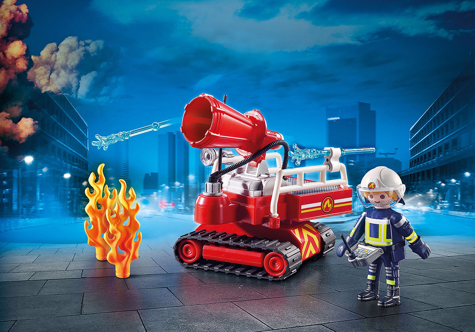 Đồ chơi nhập vai Playmobil PHÁO NƯỚC CHỮA CHÁY