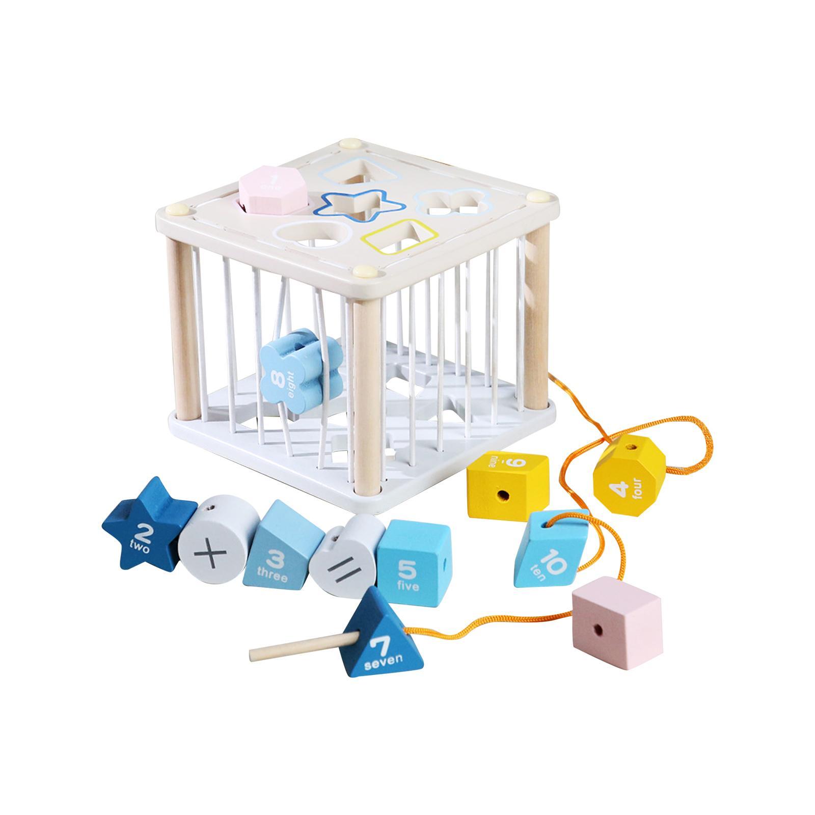 Sorting Blocks Development Toys Birthday Gift Color Cognitive for Toddlers