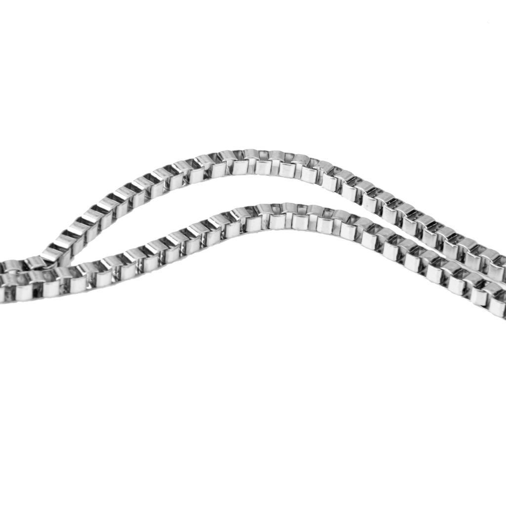 Men women fashion silver cross pendant chain necklace unisex jewelry gift