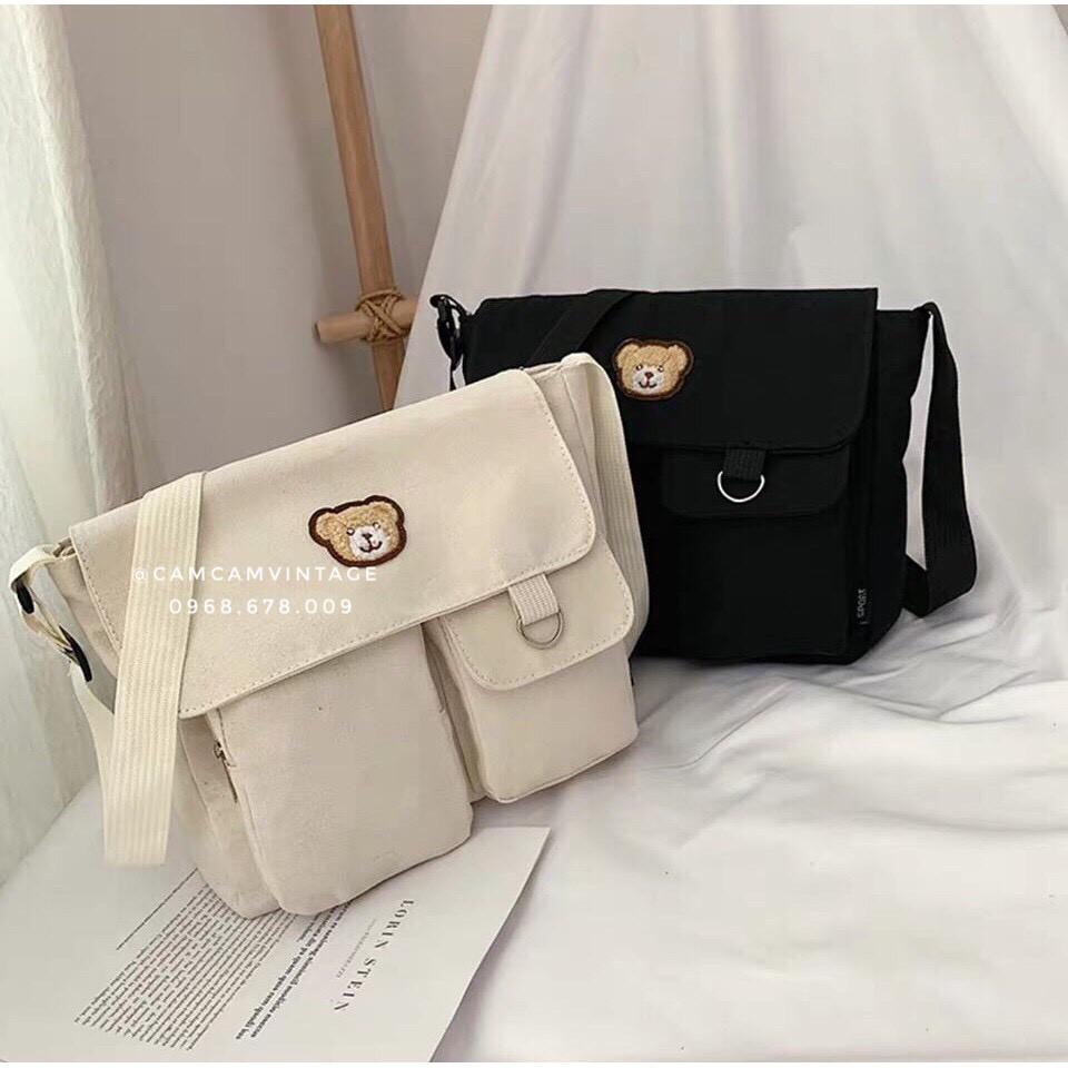 TÚI ĐEO CHÉO ULZZANG HỘP GẤU