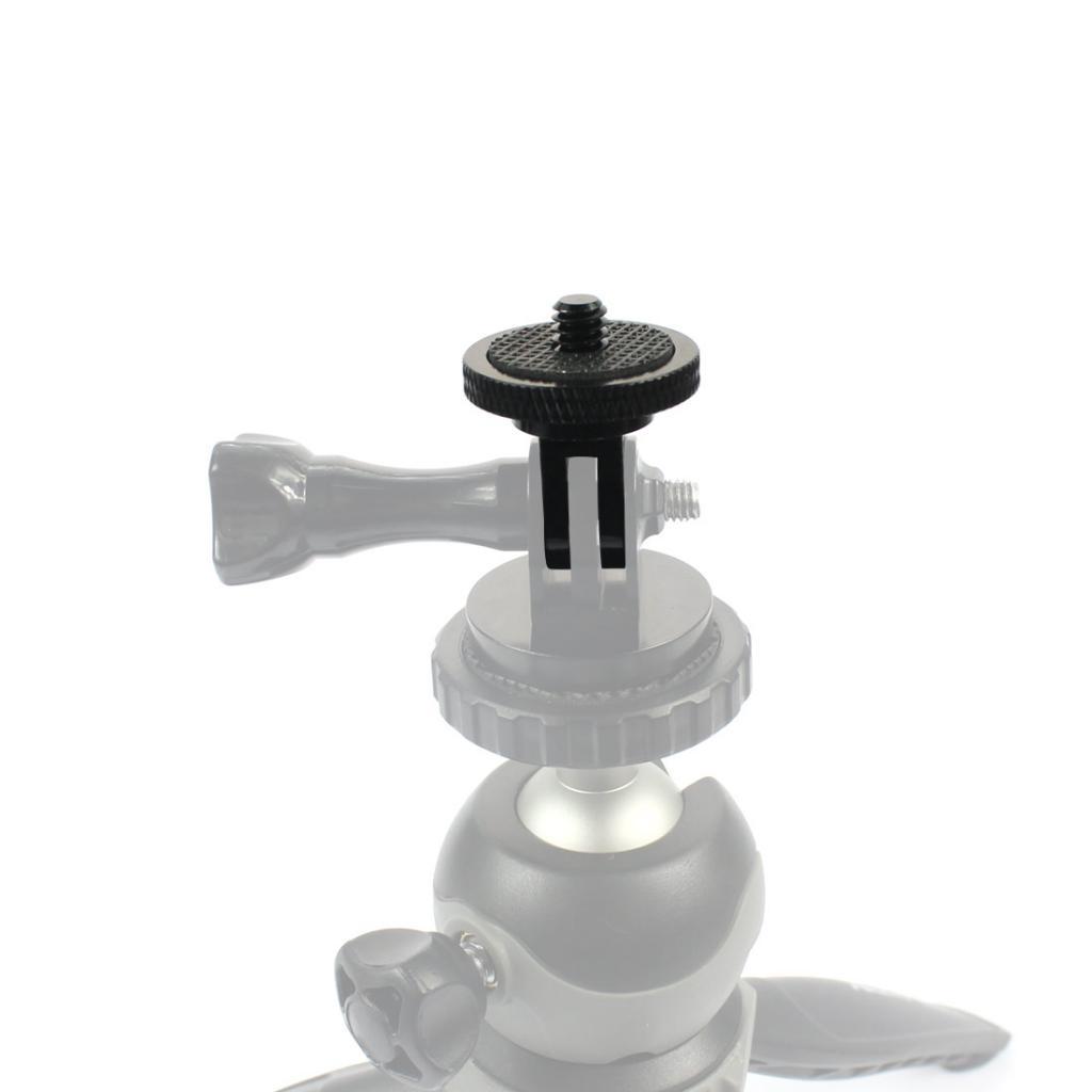 Aluminum Alloy Mini Tripod Adapter 1/4 Screw Head For  Action Camera