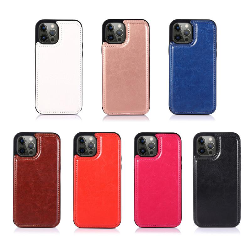 Bao Da Nắp Gập Có Ngăn Đựng Thẻ Cho Iphone 6 6s 7 8 Se2 11 Pro Max Plus