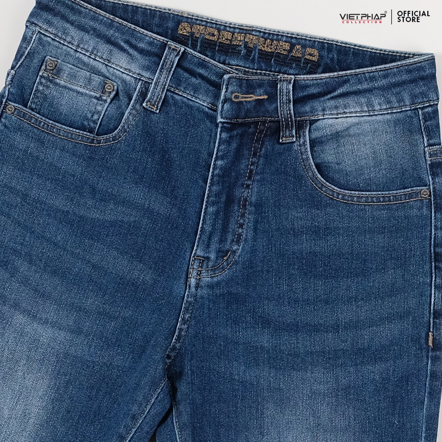 Quần Jeans Nam Cao Cấp VIỆT PHÁP/ Chất Liệu Cotton co giãn, độ bền màu cao 3611