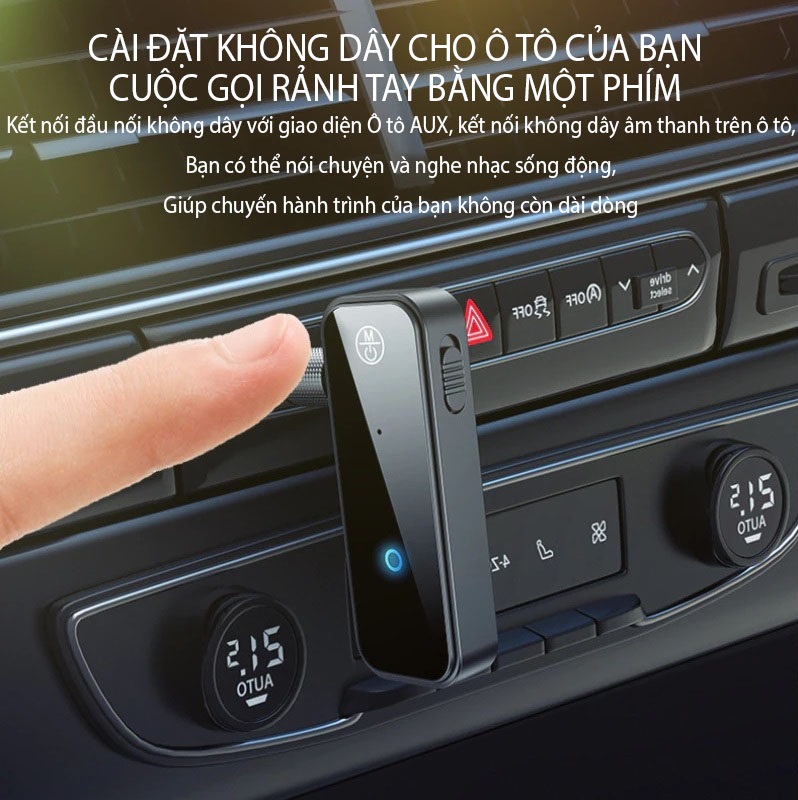 ROGTZ Thiết Bị Thu Phát Không Dây 3.5mm AUX Bluetooth 5.0 C28 - Hàng Nhập Khẩu