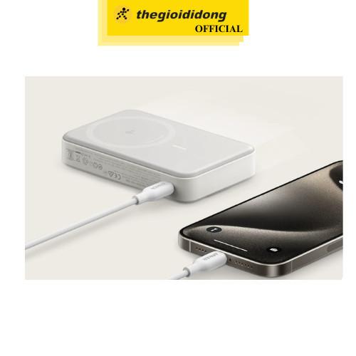 Pin sạc dự phòng 10000mAh không dây Magnetic Qi2 Type C PD 27W Anker MagGo A1654 - Hàng chính hãng