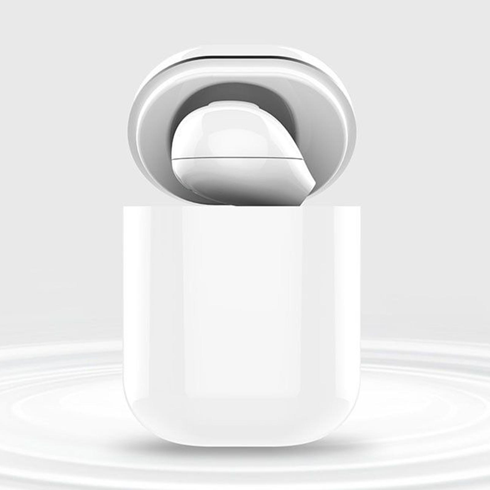 Mini Wireless Earbud Earphone Hidden Bluetooth Earpiece Button Control Pink