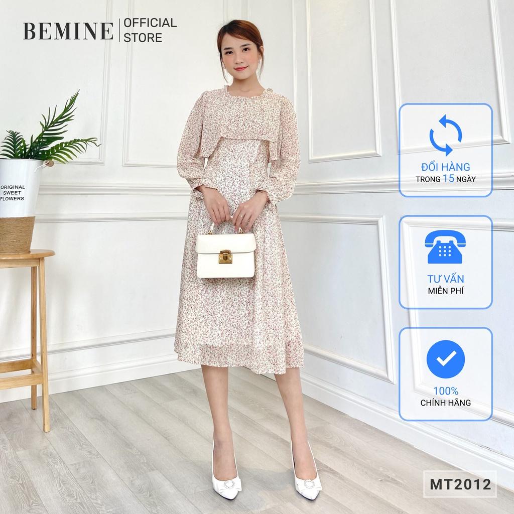 Đầm vạt ngực tay dài BEMINE MT2012TRANG