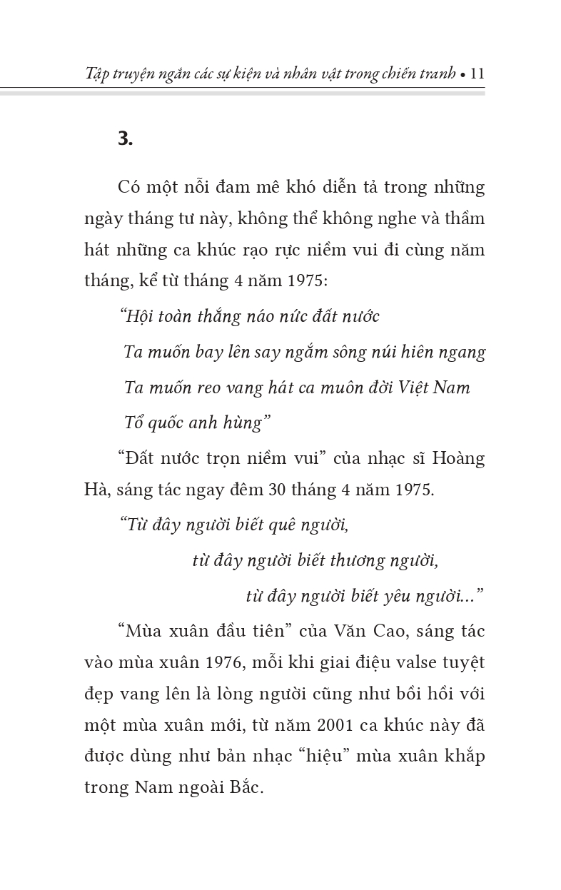 Tập Truyện Ngắn Các Sự Kiện Và Nhân Vật Trong Chiến Tranh - (Kỷ niệm 50 năm ngày giải phóng miền Nam thống nhất đất nước 1975 - 2025)