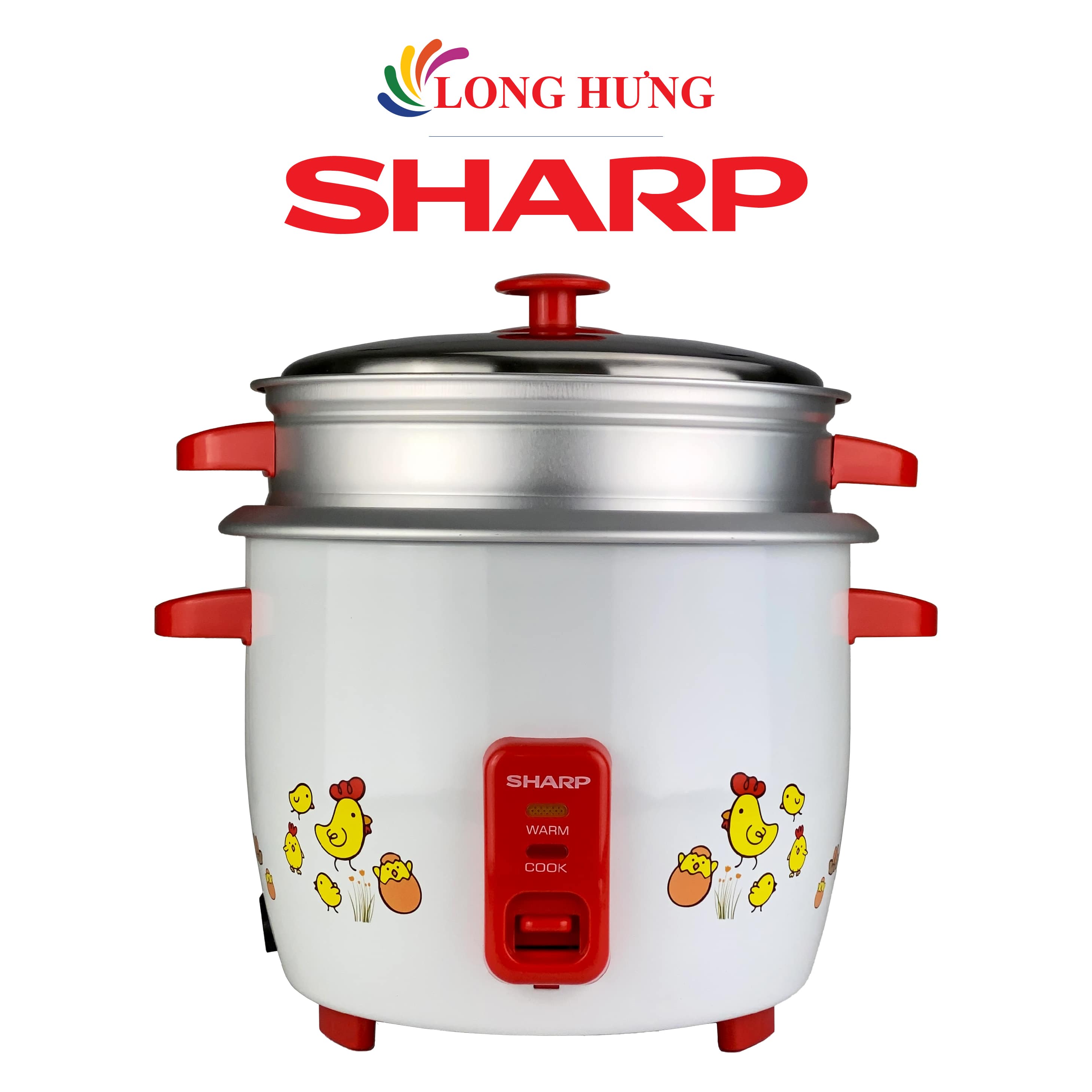 Nồi cơm điện nắp rời Sharp 1.8 lít KSH-D18SV - Hàng chính hãng