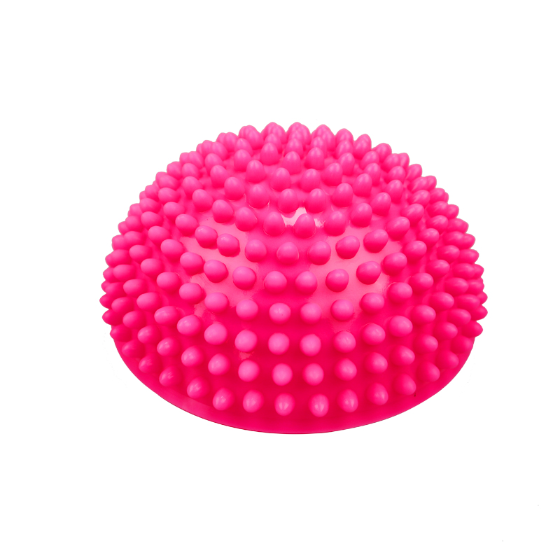 Bóng Yoga 16cm PVC Bơm hơi Điểm massage Half Fit Ball Balance Trainer Ổn định GYM Pilates Fitness Balancing Ball