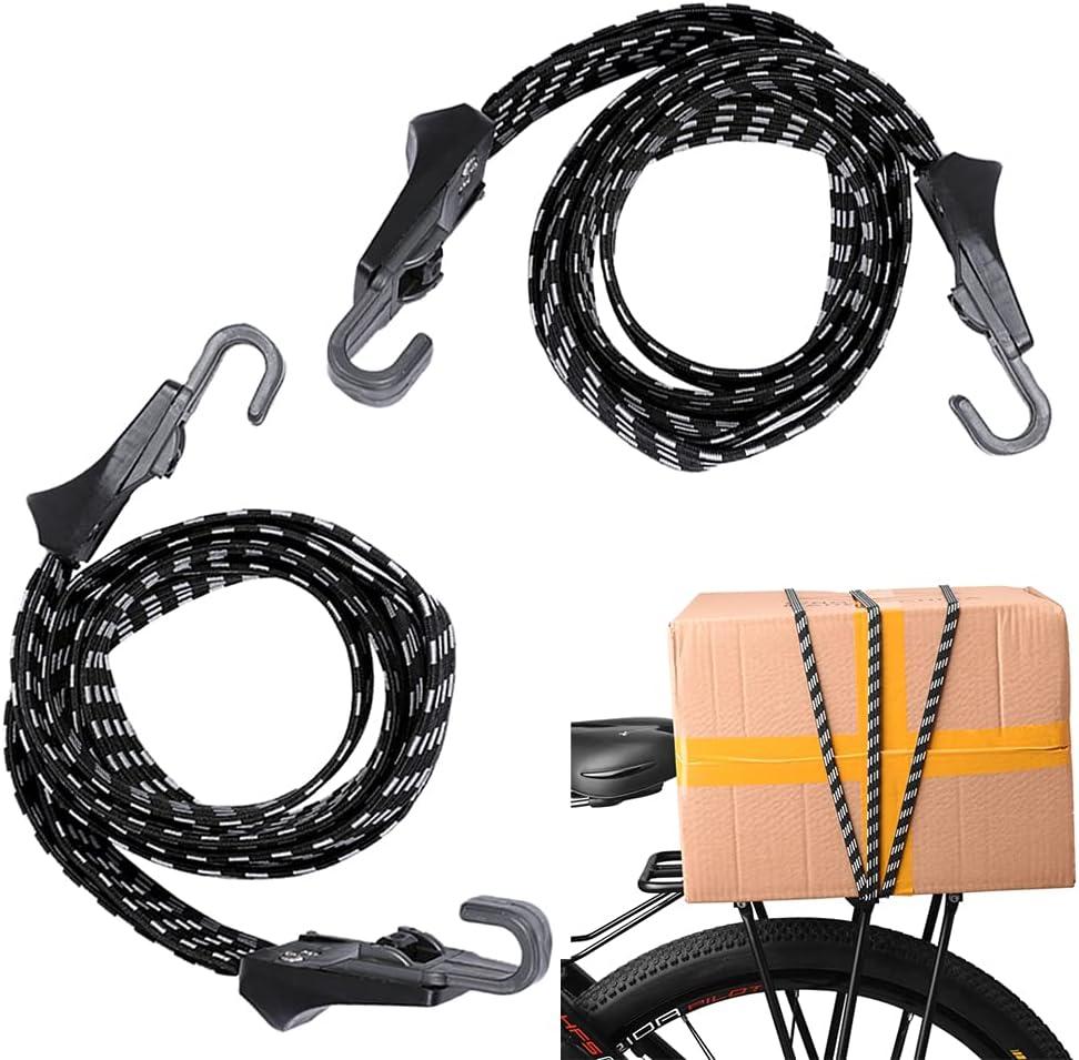 Dây đeo hành lý xe máy 2gieces Dây đai hành lý dây đeo dây đeo căng dây đeo bằng dây đeo bằng nylon với móc dây phụ kiện xe đạp