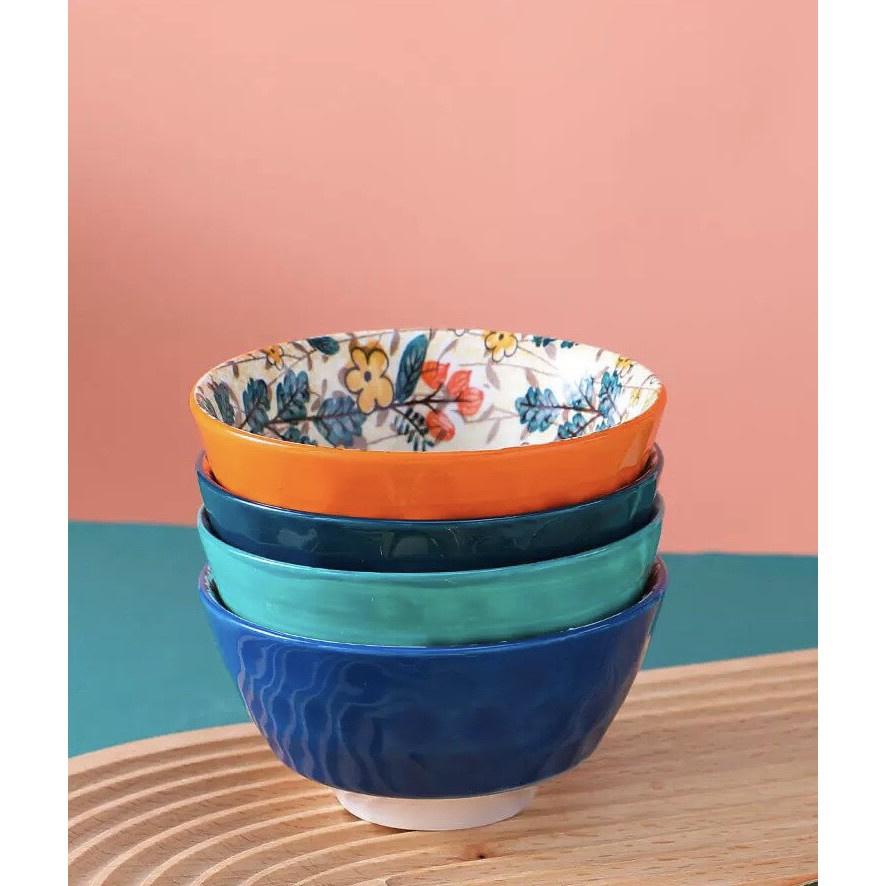 Green House - Bát sứ 4 Hình Chén Sứ dùng ăn dặm, ăn cơm decor trang trí đáng yêu