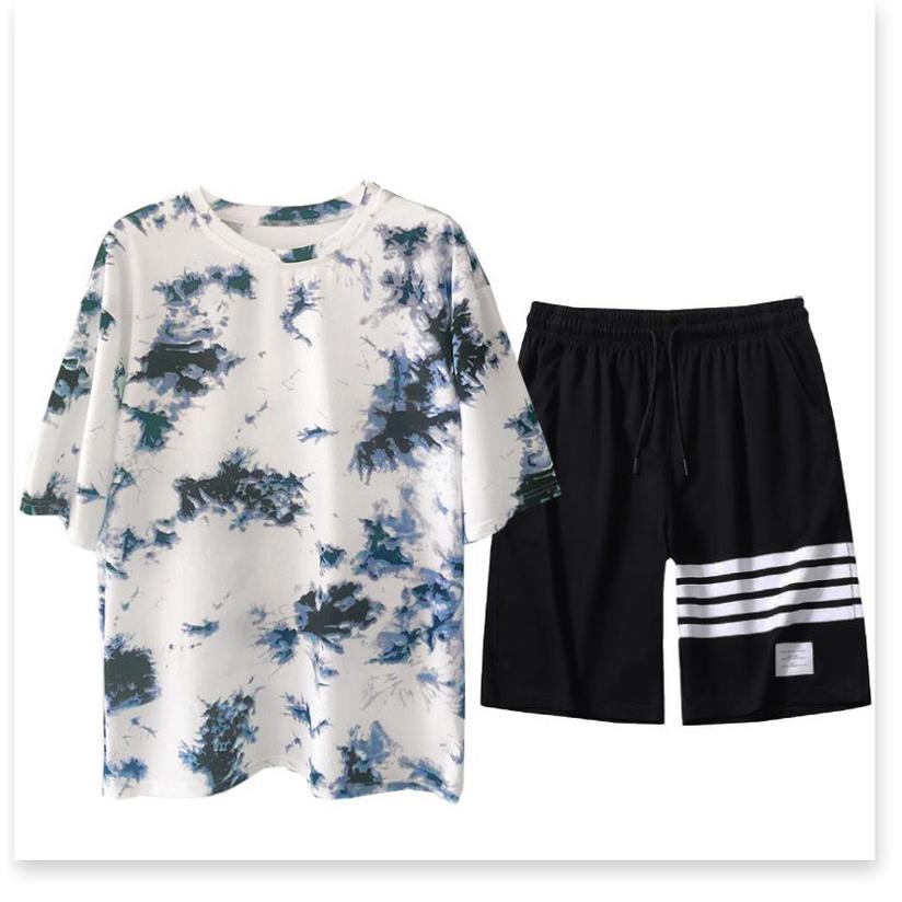 SET BỘ ĐỒ THỂ THAO HOẠ TIẾT LOANG MÀU CỰC ĐẸP , MỚI 2021 KME FASHION
