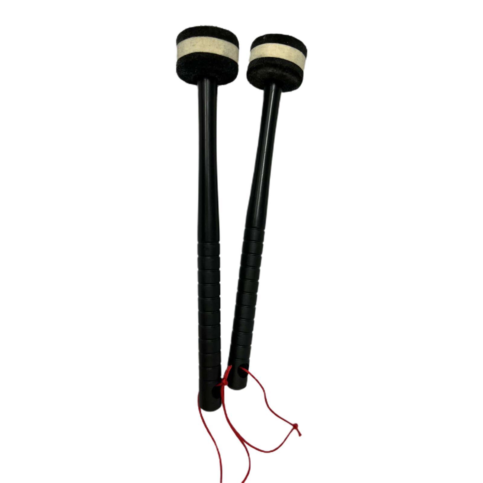 2 Pieces Drum Mallet Felt Mallet for Gong Woodblock Drum Bells