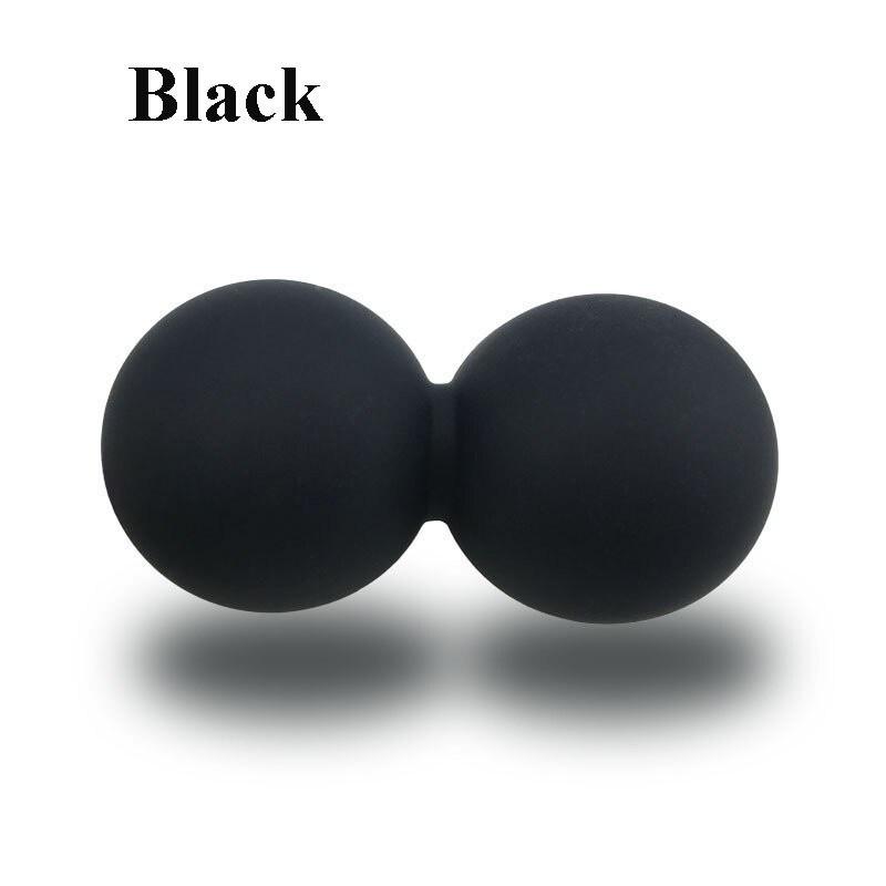 Food Grade Silicone Yoga Peanut Massage Ball Fascia Ball Relieve Relax Muscles Fitness Massage Double Ball Exercise Ball