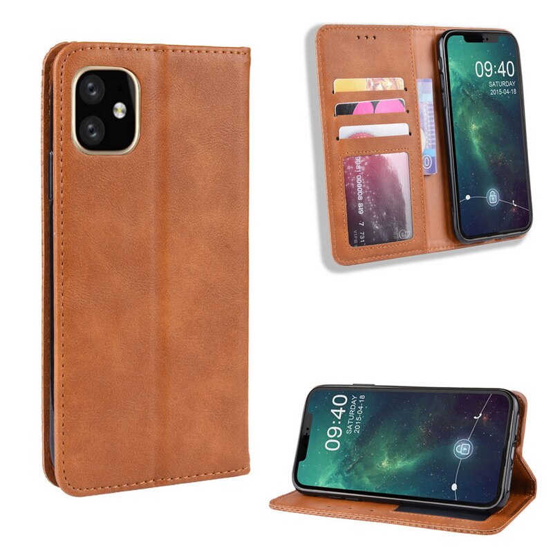 Bao da dạng ví Cao cấp dành cho iPhone 11 Pro Max Luxury Leather