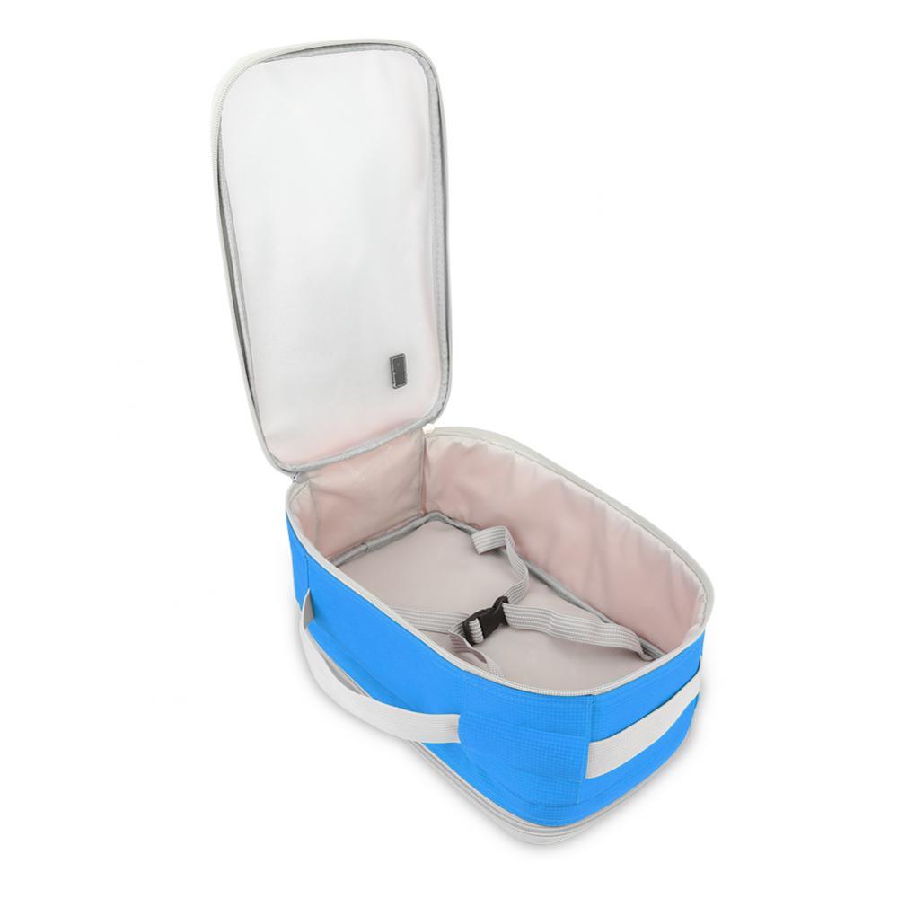 Shoe Bag Waterproof Travel Bag Shoe Organizer Case Holder 3 Pairs of Shoes-Blue
