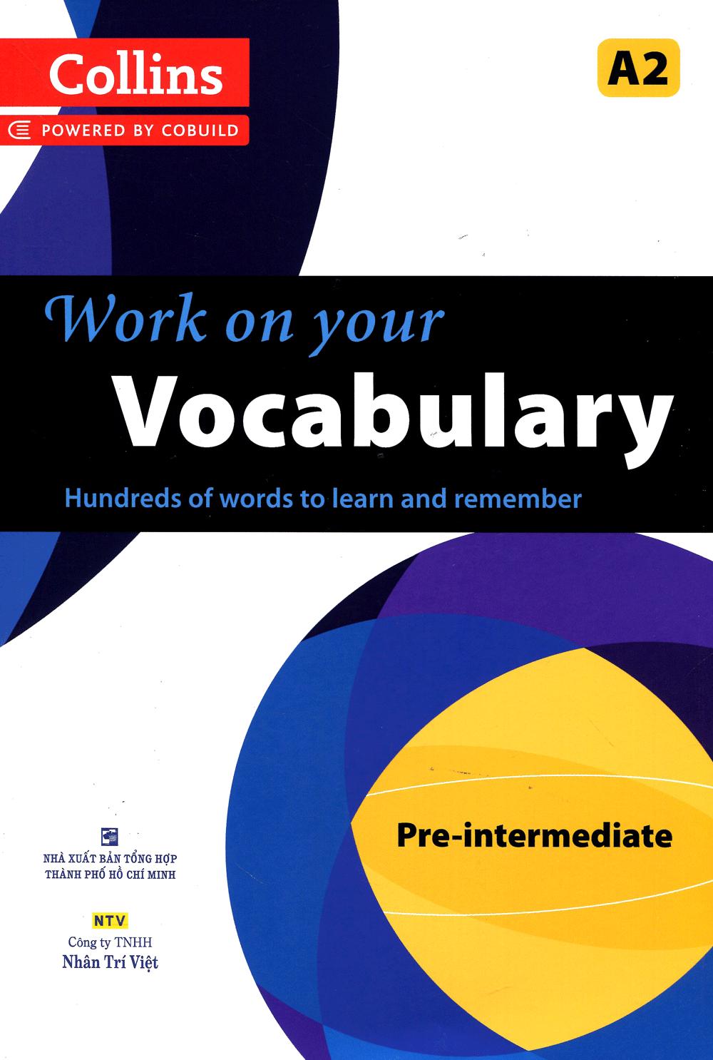 Sách Work On Your Vocabulary A2 - Pre-Intermediate (Tái Bản) - ảnh 8