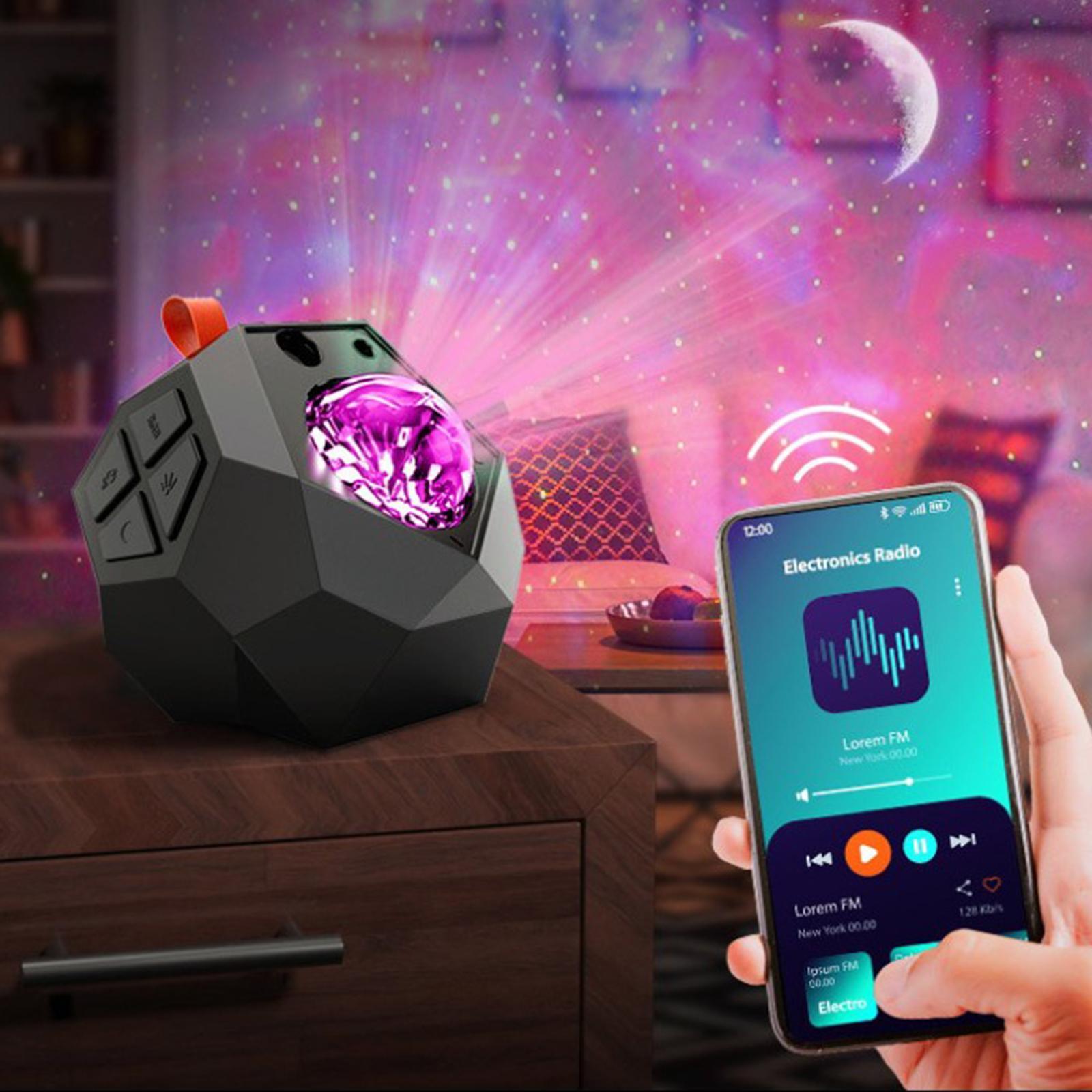 Starry Projector Star Night Light Sky Lamp with Music Speaker