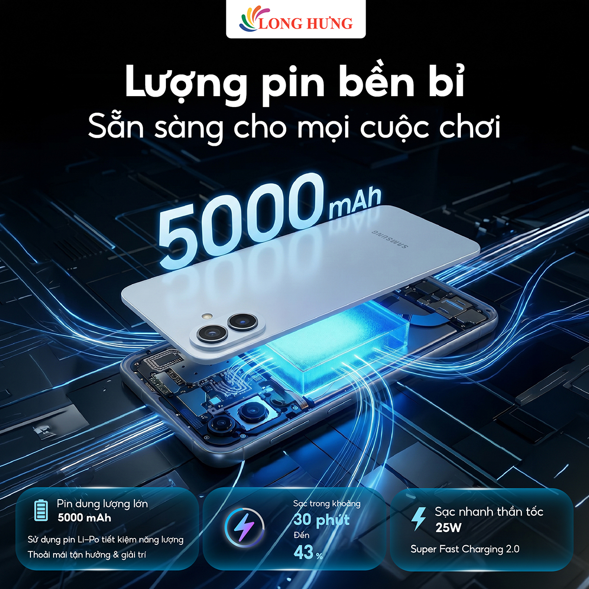 Điện thoại Samsung Galaxy A06 5G (4GB/64GB) - Hàng chính hãng