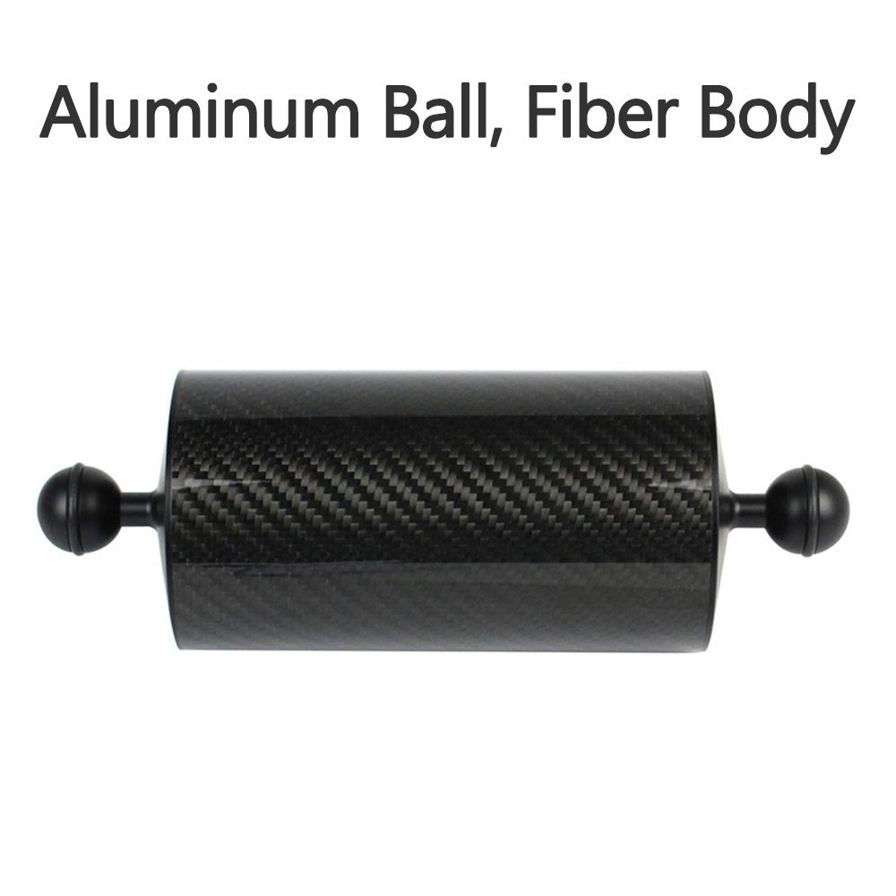 Phao nổi Cánh tay 5 inch dưới nước hợp kim nhôm Quả cầu sợi carbon nổi để lặn chụp ảnh