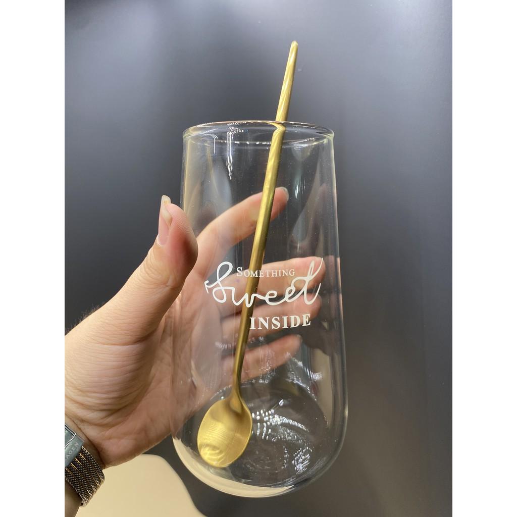 Cốc sinh tố Sweet - Ly cốc thủy tinh chịu nhiệt cao cấp Borosilicate k chì, hàng xuất Âu