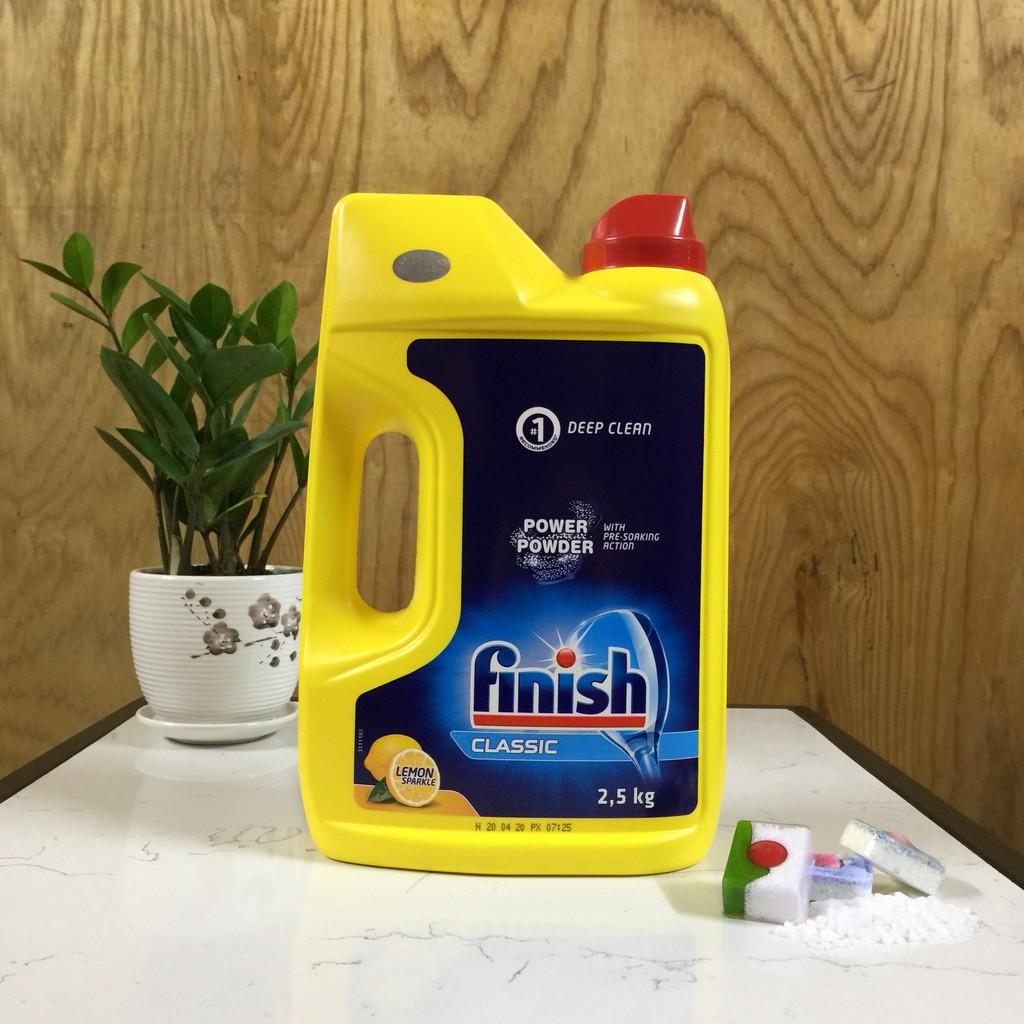 Bột rửa bát Finish Classic 2.5kg dùng cho Máy rửa bát